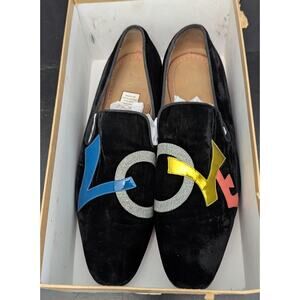 Authentic Christian Louboutin Dandylove Black Velvet EU44 UK7.5 US 10-10.5